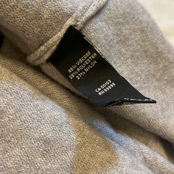 Parkhurst Embroidered Polka Dot Sweater Sz M Gray Button Down Back Sz M - Picture 4 of 4